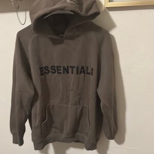 Essentials Brown Hoodie size Medium